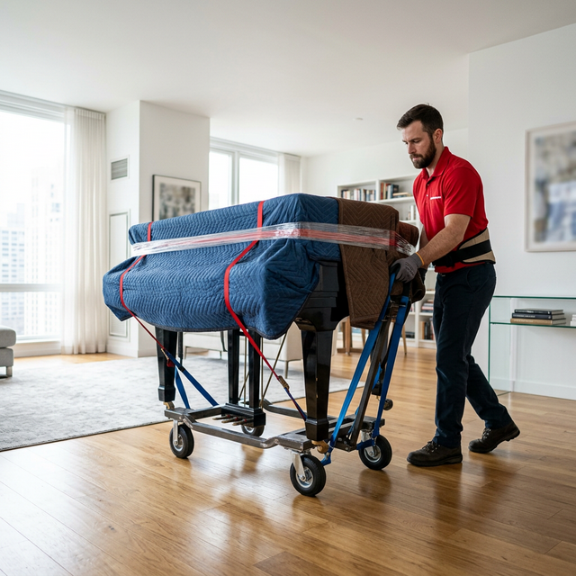 Transport piano objets lourds et fragiles — Degrassi Déménagement